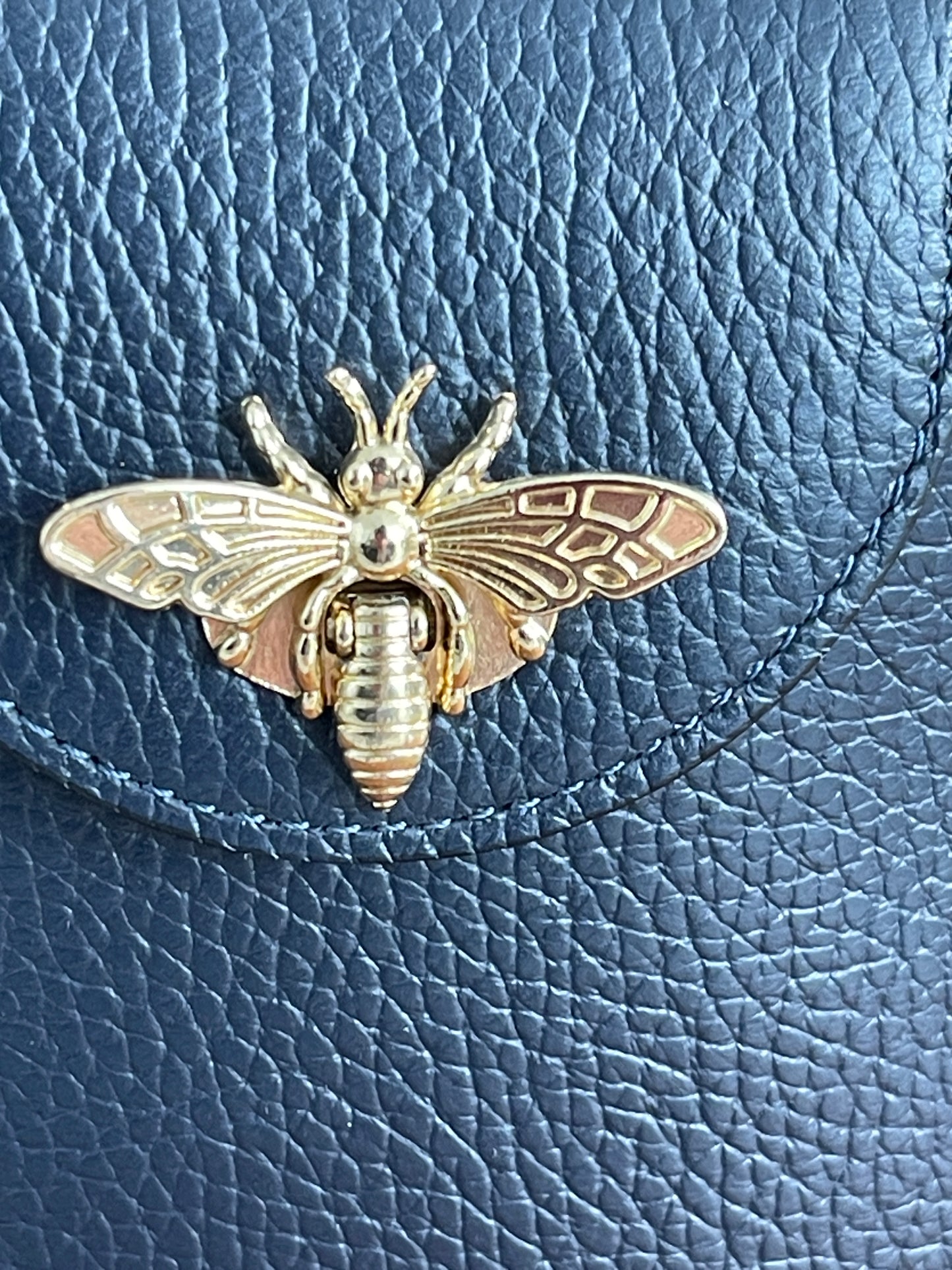 Hand Crafted All Leather Black Handbag