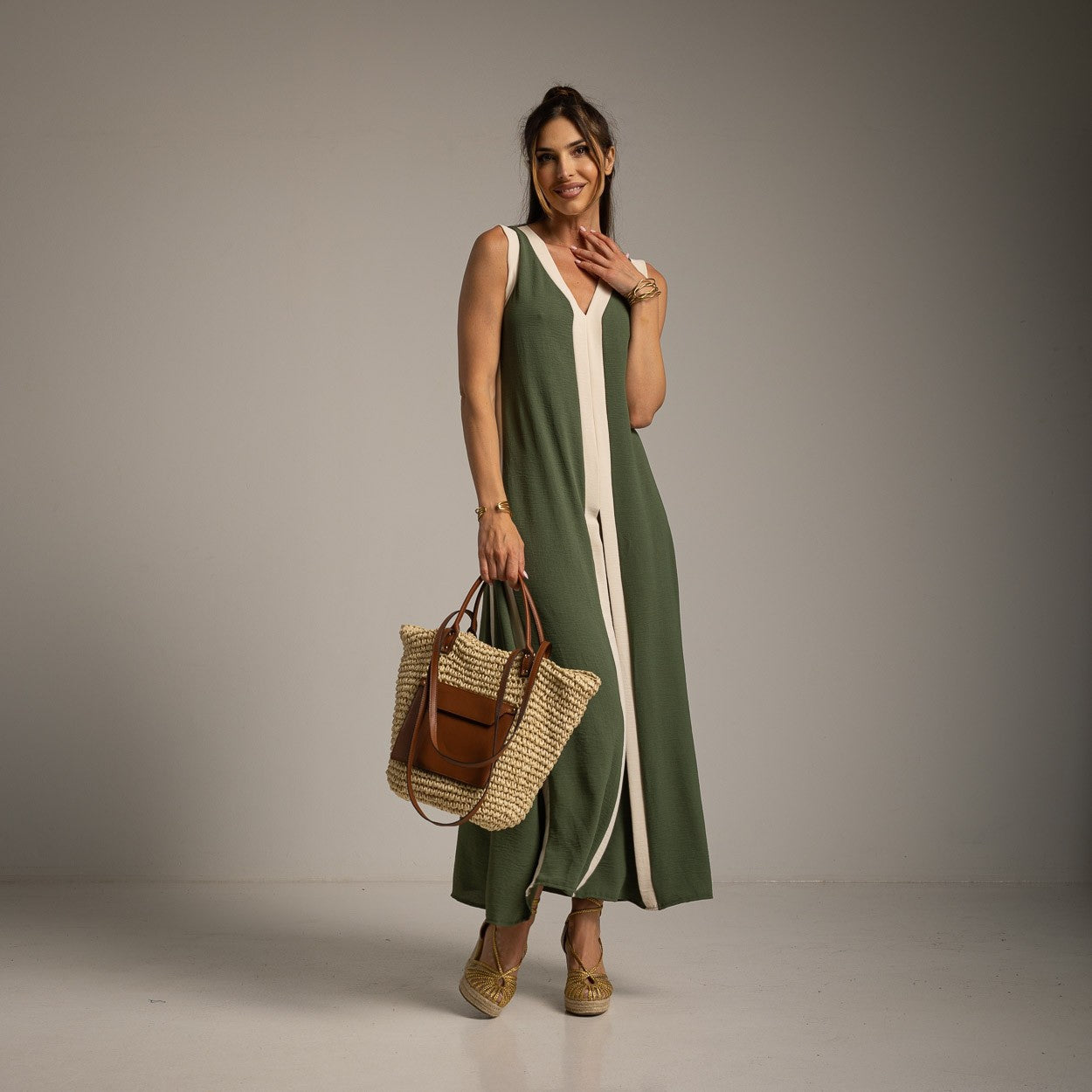 Dark Green Maxi Dress