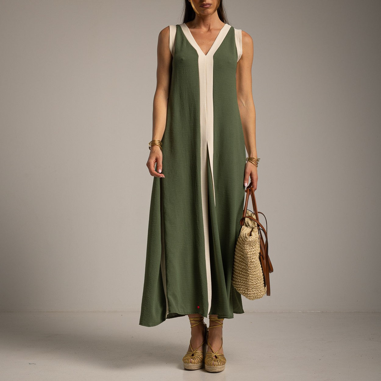 Dark Green Maxi Dress