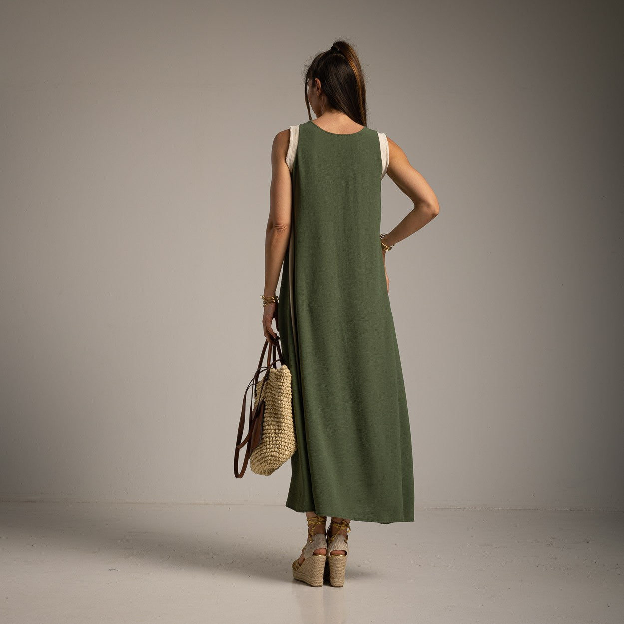 Dark Green Maxi Dress