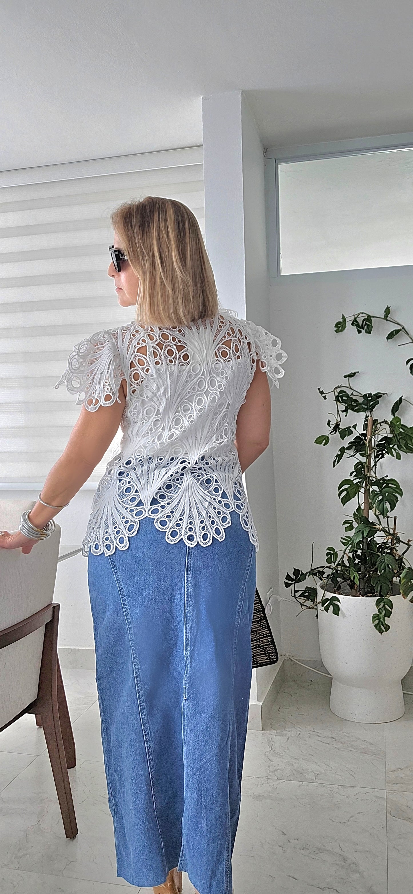 White Lace Top