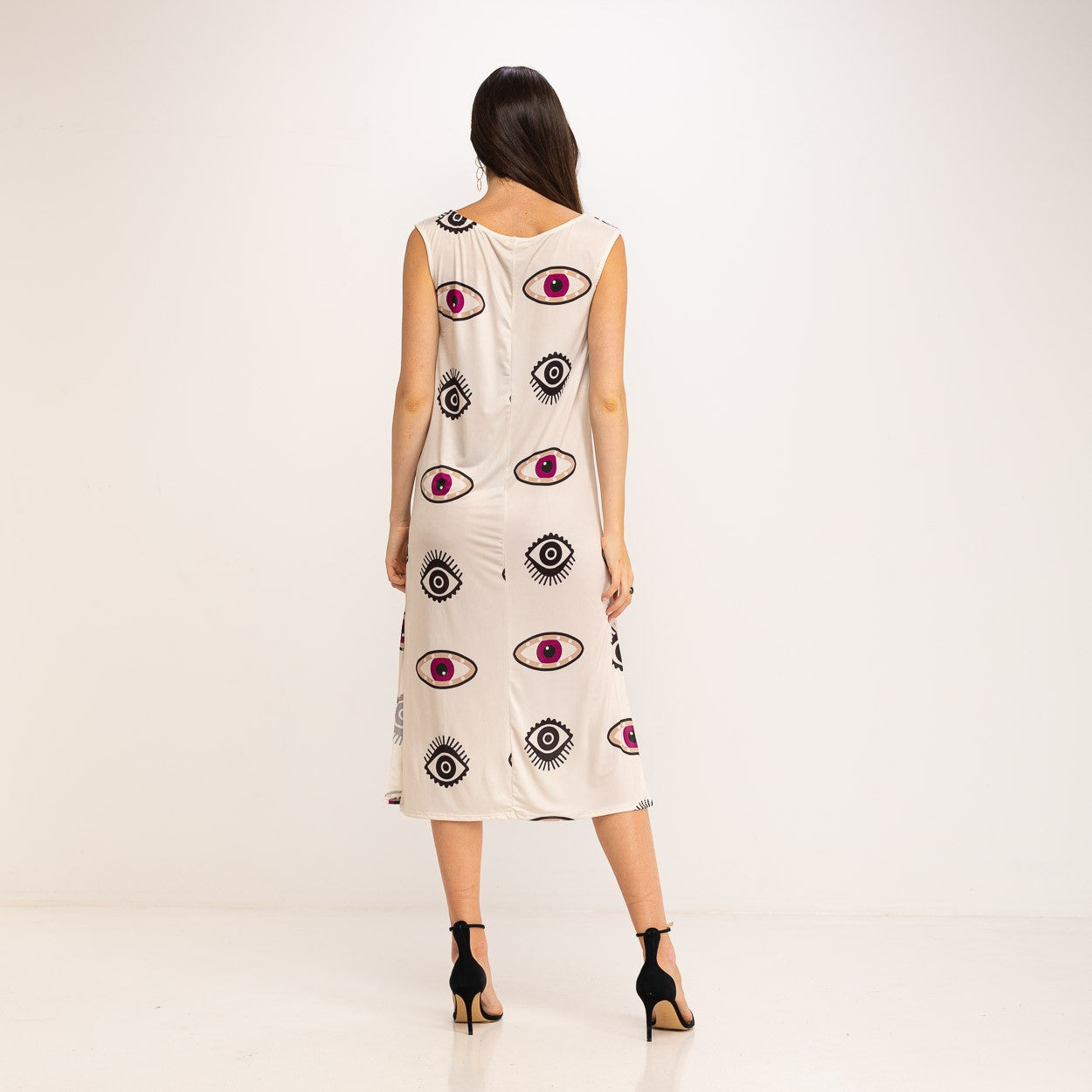 Sheathe Dress Eye Graphic