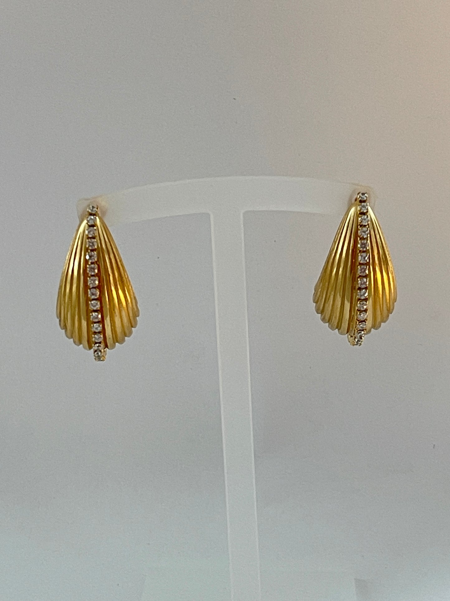Gold Stainless Steel Earrings