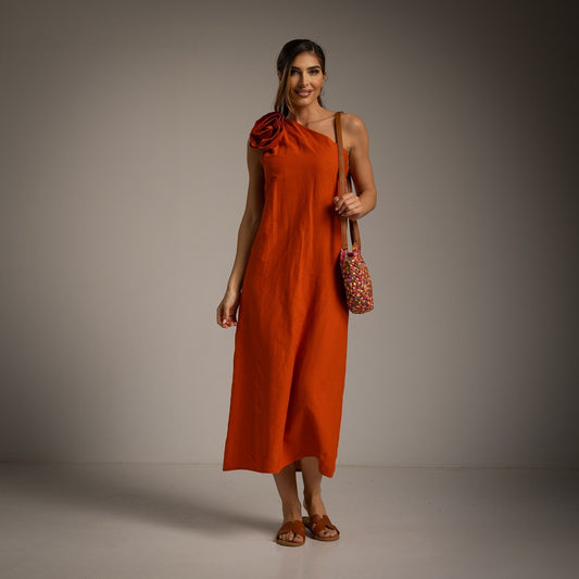 Red Midi Dress