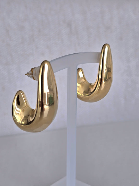 Stainless Steel Gold Plated Studs