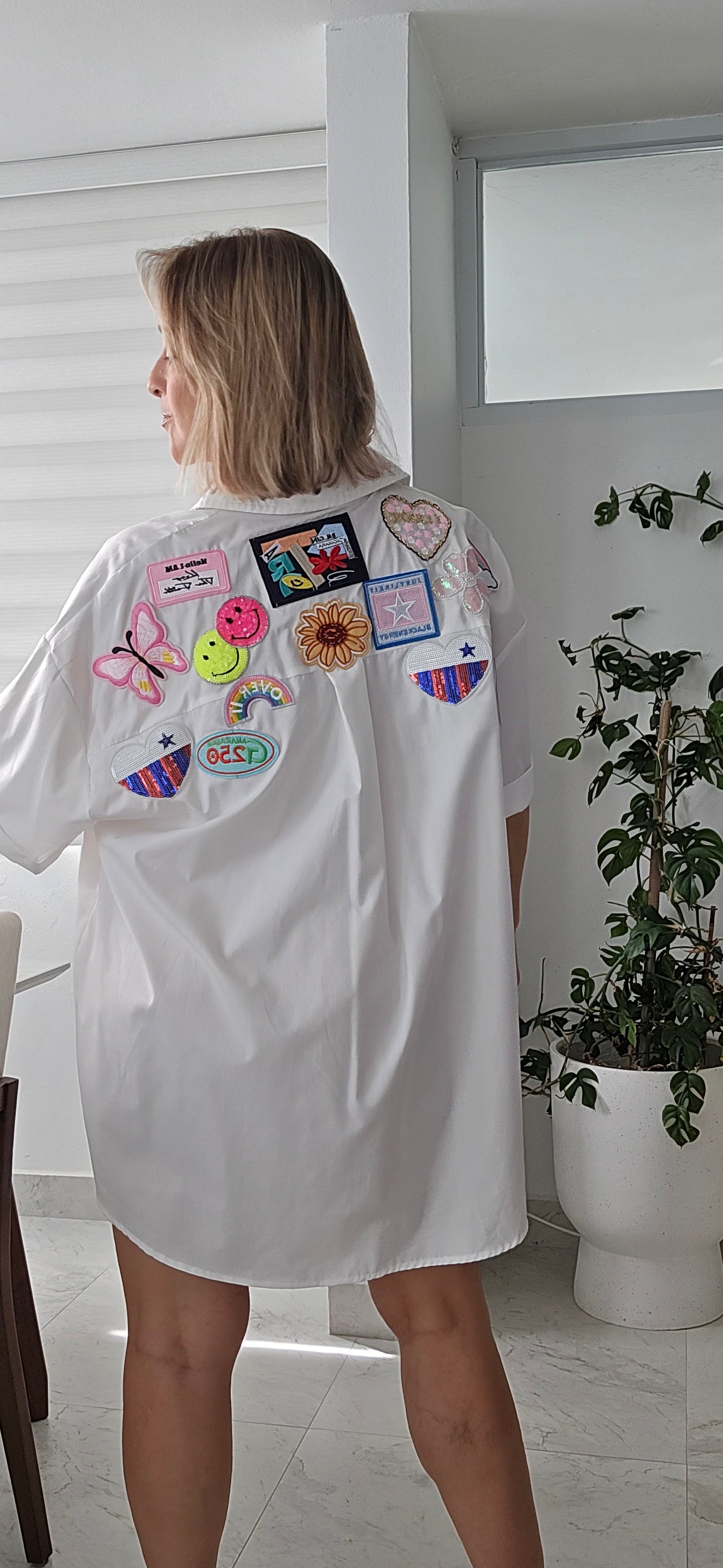 Short Sleeve Oversized Shirt