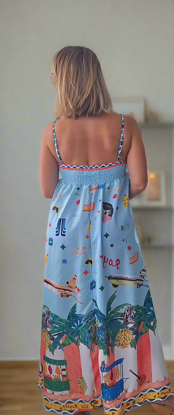 Blue Maxi Dress